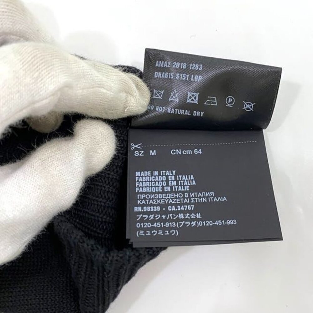 Prada Gloves Black Nero Dna615 Never - Picture 8 of 8